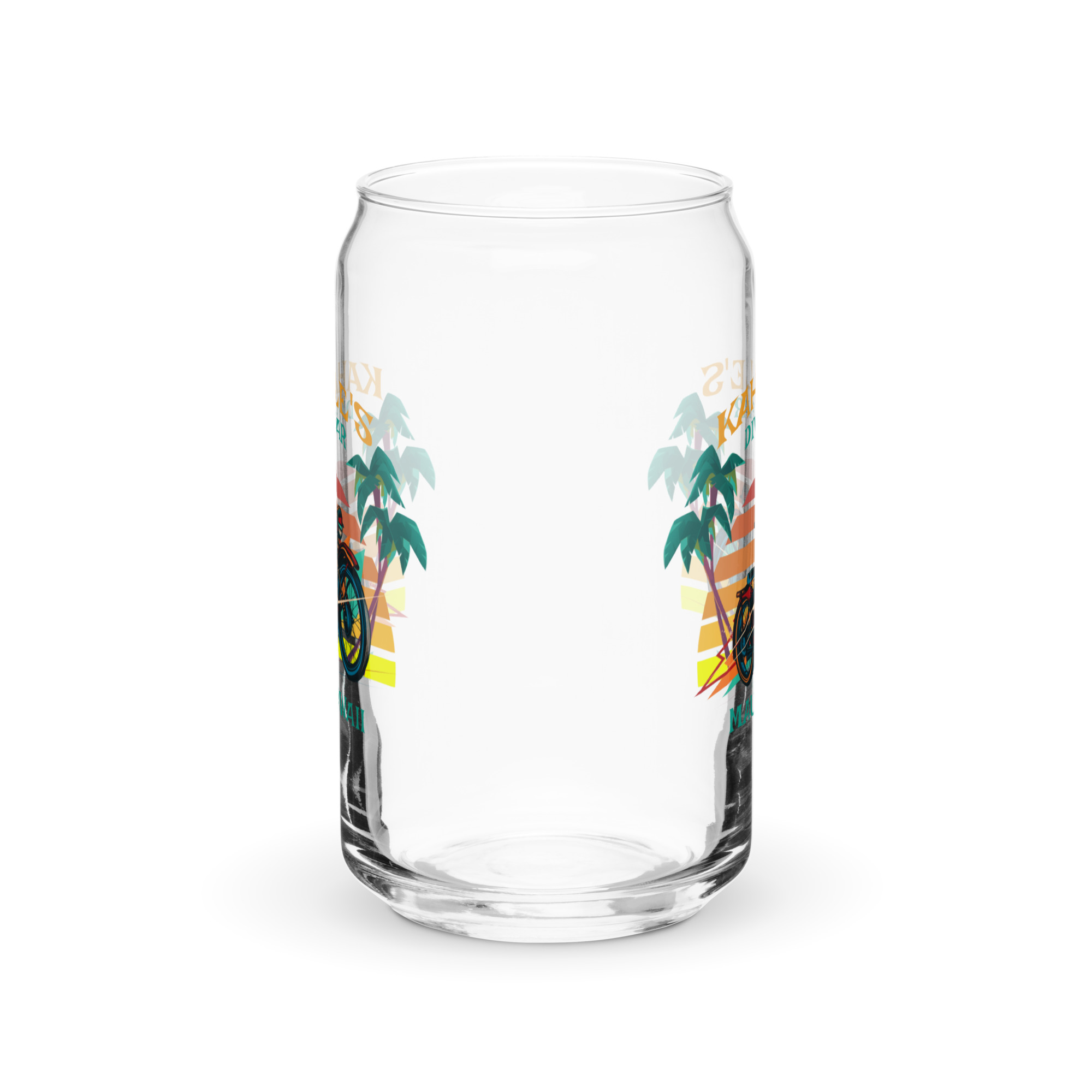 Kahale's Heritage Can-shaped glass